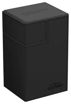 Ultimate Guard Deck Case Xeno Skin Monocolor Flip`n`Tray 80+ (черный)