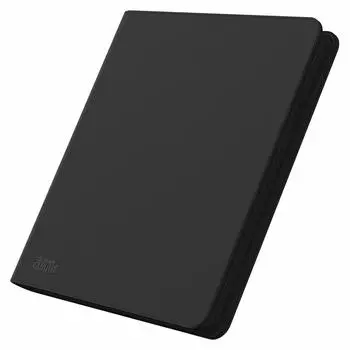 Ultimate Guard QuadRow ZipFolio XenoSkin Black 24-pocket