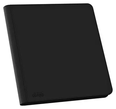 Ultimate Guard QuadRow ZipFolio XenoSkin Black 24-карманный чёрный