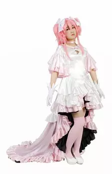 Ultimate Madoka Dress Cosplay Costume Set [WELLERS] (S)