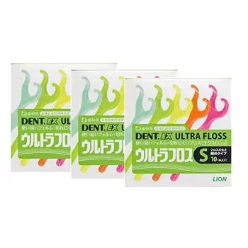 Ultra Floss S 10 pieces 3 pieces with original pocket tissue DENT.EX