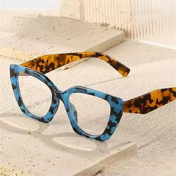 Ультралегкая оправа, очки с защитой от синего света, офисные компьютерные очки, большие очки, очки для чтения, женские очки 1