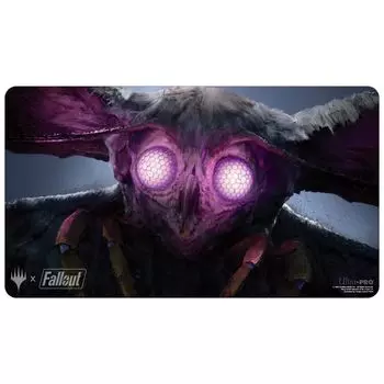 Ultra PRO Fallout Playmat Wise Mothman The Gathering Limited Edition Коллекционные предметы Торговля Настольные игровые принадлежности Аксессуары Принадлежности - - - Магия
