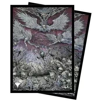 Ultra PRO The Gathering Double Damnation 100 Card Sleeve Protect your collectible trading sports and game cards from and peeling with ChromaFushion -