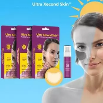 Ultra Second Skin 2X Perfect Nude Transparent Sun Patch, сезон 2, 3 коробки + сыворотка, 30 мл