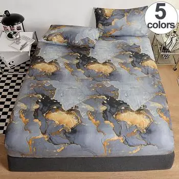 Ultra-Soft Brushed Polyester Bed Fitted Sheet - Luxurious,Hypoallergenic, Wrinkle-Resistant, Ensures A Cozy Night S Sleep 90x200cm(35x79 in)