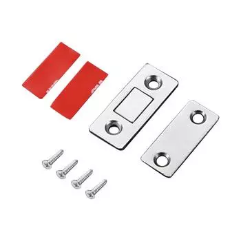 Ultra Thin Cabinet Door Magnets Duty Magnet Catches With Strong Magnetic Cabinet Suction For Furniture Cabinets Shutter Closet Furniture Wardrobe Door One Size