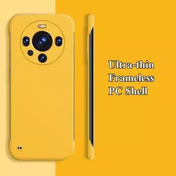 Ultra-thin Frameless Matte Anti-fingerprint PC Case For Huawei Mate 60 Pro Plus Shockproof Back Cover Shell Mate 60 чёрный