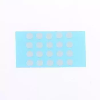 Ultraglide Small Round Dot Ptfe Мышь Коньки Diy Мыши Glide Feet Ice Control Speed Версия Износостойкая Esports Universal 0.6cm белый