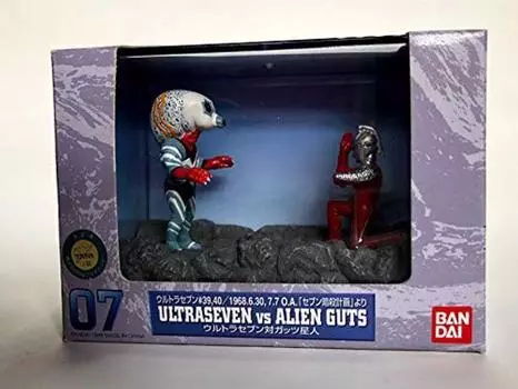 Ultraman Special Effects Gallery 07 Ultra Seven vs Alien Guts Figure BANDAI