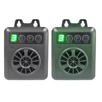 Ultrasonic Bark Stopper Pet Dog Anti Noise Anti Barking Puppy Stop Bark Repeller зелёный