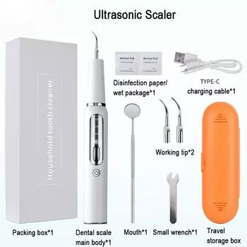 Ультразвуковой стоматологический скалер Отрицательные ионы Удаление зубного камня Отбеливание зубов с помощью света Электрический инструмент для чистки полости рта