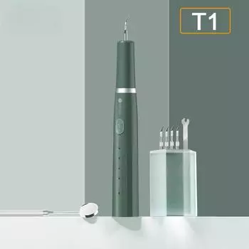 Ультразвуковой стоматологический скалер T1 Электрический очиститель зубного камня из нержавеющей стали 316F с 3-режимным светодиодным прожектором Очиститель полости рта Отбеливатель