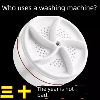Ultrasonic Mini Washing Machine Automatic Turbine Portable Dormitory Washing Machine Small Bucket Intimates Washing Machine Ordinary [single transfer]]