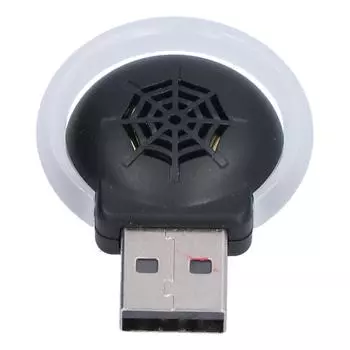 Ultrasonic Pest Repeller USB 3 Levels Intelligent Frequency Conversion Environmental Protection чёрный