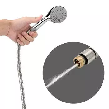 Улучшение дома 1.2m/1.5m/2m Гибкая мягкая водопроводная труба Аксессуары для ванной комнаты Фитинги для труб Шланг для сантехники Шланг для душа с дождевой водой 1.2M