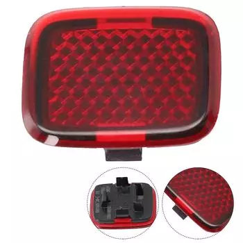 Улучшение видимости в ночное время передний отражатель лампы двери свет для Tesla Model 3 2017 2024, красный светоотражающий дизайн CHINA