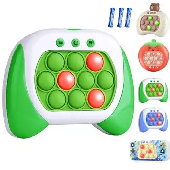 Улучшенная игра Push Pop с электрическим светом Push Pop от Educational Stress Relief Goods Hitting Pop It Toy Game Concentration Autism ADHD Squishy Toy