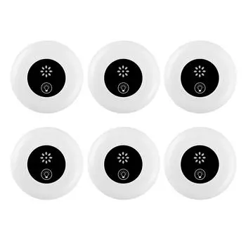 Улучшенная версия ультразвуковых отпугивателей насекомых и вредителей, ультразвуковые отпугиватели тараканов, комаров, мышей, насекомых, грызунов, мышей, пауков, муравьев, 6 упаковок One Size