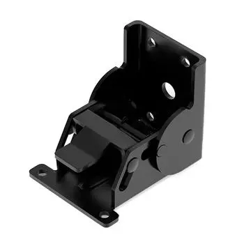 Улучшенные фиксирующиеся складные петли Складные кронштейны для полок с углом 90 градусов для ножек стола, кровати и расширения верстака чёрный