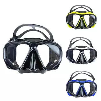 Улучшенные очки для плавания для взрослых. Кристально чистые линзы из закаленного стекла. Водонепроницаемые и не запотевающие. Комфортное плавание в течение всего дня. синий