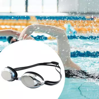 Улучшенные очки для плавания для взрослых — легкая конструкция Blue and Silver