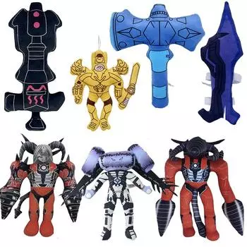 Улучшенные титаны Drillman плюшевые титаны Drill Man Tv Man Operatorman Speakerman Skibidi Toilet Camera Man Tv Woman кукла мягкая игрушка