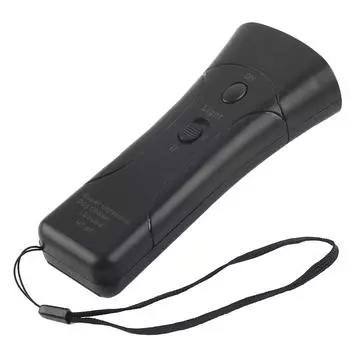 Улучшенные ультразвуковые отпугивающие электронные инструменты для дрессировки собак, отпугивающие нападения животных белый