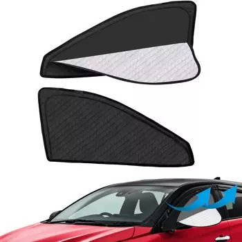 Улучшенный совместимый с T32 магнитный для бокового стекла автомобиля автомобиль интегрированный автомобильный сетка салон автомобиля москитный УФ УФ насекомое легко надевать и снимать 2 чёрный