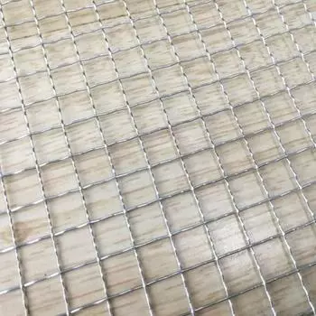 Улучшите свои впечатления от барбекю с помощью решетки-гриля из перекрещенной проволоки из нержавеющей стали 40x25cm