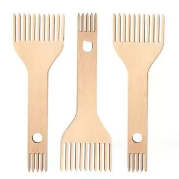 Улучшите свой опыт ткачества гобеленов с помощью широких и узких двусторонних гребней