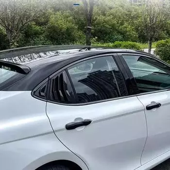 Улучшите внешний вид вашего автомобиля с помощью глянцевой черной отделки боковых вентиляционных оконных решеток для Toyota Camry 2025 2026 CHINA