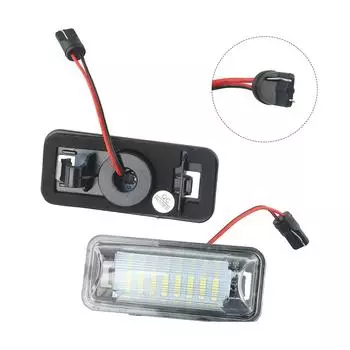 Улучшите внешний вид вашего автомобиля. Светодиодные фонари подсветки номерного знака автомобиля. Совместимость с различными моделями. CHINA