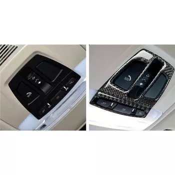 Улучшите внешний вид вашего BMW F20 F30 F34 F32 X6 с помощью черной карбоновой панели с рамкой для фонаря для чтения CHINA