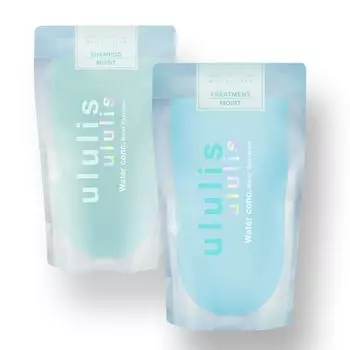 ululis Water Conch Moist Shampoo Treatment Refill Set для путешествий [увлажняющий синий] синий