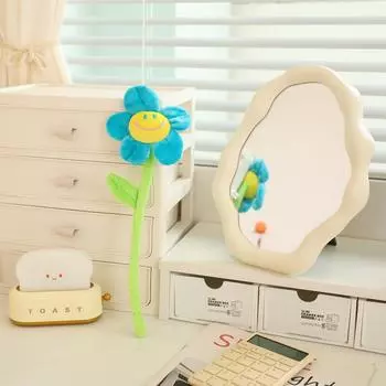 Улыбающаяся плюшевая игрушка-подсолнух, мультяшная кукла, украшение детской комнаты, подарок на праздник 33cm