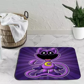 Улыбающийся коврик для ванной комнаты, коврик для ванной Catnap Dogday, нескользящий ковер, пляжный коврик для спальни, кухонный коврик, коврик «Добро пожаловать домой» 1