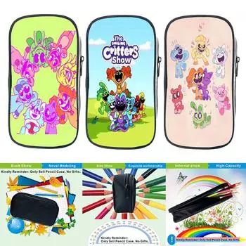 Улыбающийся криттер пенал Catnap Dogday мультфильм студент портативная сумка для ручек школьные канцелярские принадлежности сумка для хранения 1