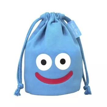 Улыбающийся слайм мини-кинчаку синий