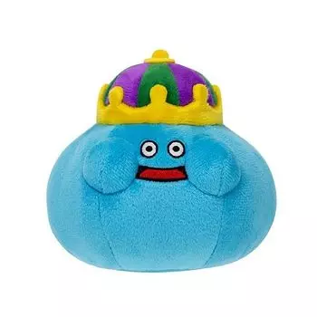 Улыбающийся слайм плюшевая игрушка очиститель король слайм синий