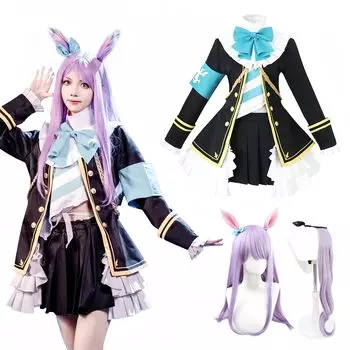 Uma Musume Косплей Mejiro McQueen Косплей Elegance Line Косплей Uma Musume Косплей Костюм Костюм для мероприятия на Хэллоуин Школьный фестиваль [NOKIJP]