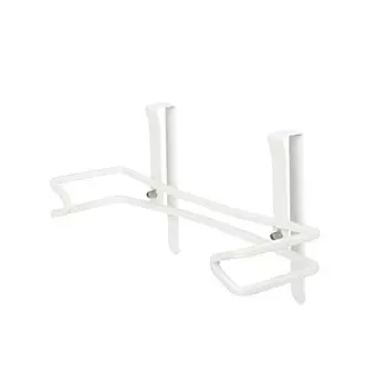 Umbra Squire Paper Towel Holder Stand, Metal Dispenser for Kitchen or Bathroom Countertop, White