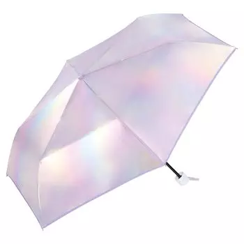 Umbrella Folding Umbrella Glow Pearl Umbrella Mini Lavender Ladies 50cm Pastel Glitter Photogenic Stunning Fancy Maiden Aurora Girly Stylish Cute лавандовый