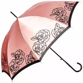 Umbrella Pink Rib 60cm Total 82cm 99cm 325g [Moonbat] 21-083-21640-00-31-60 Women s length length Approx. Diameter Approx. Weight Approx. розовый
