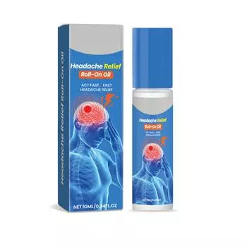 Уменьшение головной боли, шариковое масло, синусит, дисменорея, тошнота, травяная жидкость для снятия напряжения и снятия стресса. 10 мл One Size синий