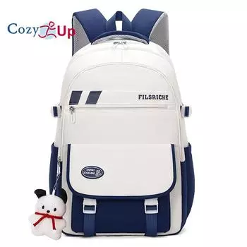 Уменьшите бремя женской моды большой емкости, легкий повседневный рюкзак контрастного цвета, рюкзак для девочек