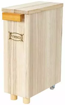 Umezawa Paulownia Rice Bottle Slim 5kg Width 13 x Depth 30 x Height Branded Iron Made in Japan 219992 40.5cm