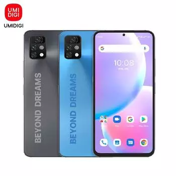 UMIDIGI A11 Pro Max, глобальная версия, Android 11, 6,8-дюймовый смартфон с дисплеем FHD+, 128 ГБ Helio G80, тройная камера 48 МП, 5150 мАч