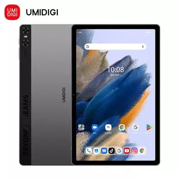 UMIDIGI A15 Tab Смарт-планшет Android 13 16 ГБ(8 ГБ+8 ГБ Расширение)RAM 256 ГБ ROM 11 7500 мАч 2K HD 20 Вт 13 МП камера Unisoc T616 планшет 16G+256G серый