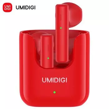 UMIDIGI AirBuds U Беспроводные наушники TWS Bluetooth 5.1 ENC с шумоподавлением 380 мАч Зарядное устройство Спортивные гарнитуры с микрофоном